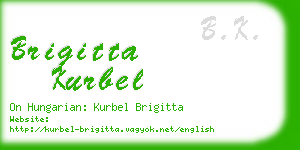 brigitta kurbel business card